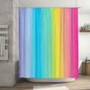 Colorful Shower Curtain Set Waterproof Bathroom Decor Waterproof Privacy Protection