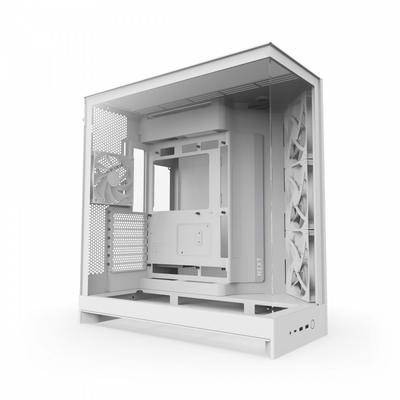 PC-Gehäuse NZXT H9 FLOW MIDI-Tower Fenster weiß