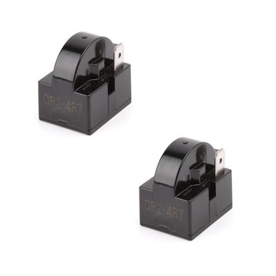 2 relais de démarrage qp2-4r7 pour réfrigérateur qp2-4.7 qp2-4.7 g avec PTC 4,7 ohms, 1 contact