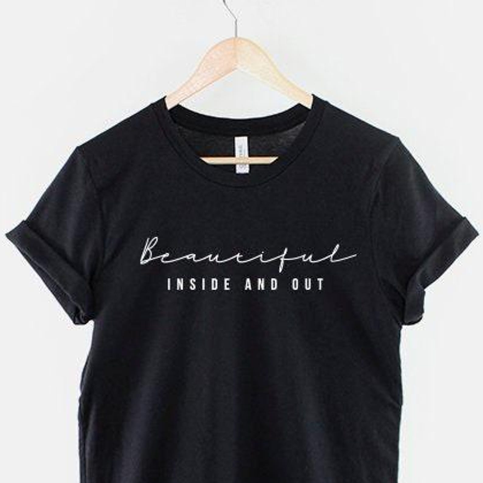 Empowering Slogan Tee, Motivational Quote T-Shirt For Friend, Beautiful Womens Top 4XL
