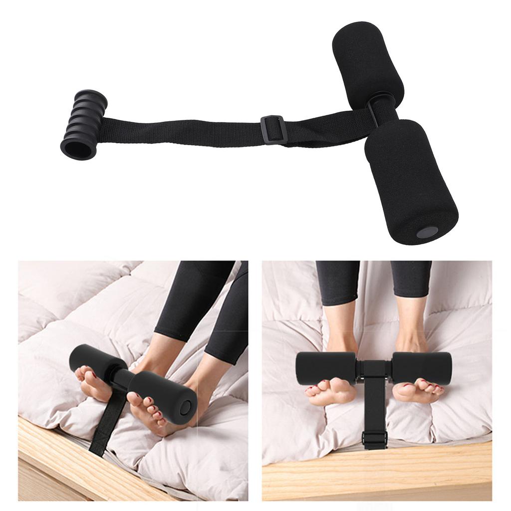 Hamstring Curl Strap Tummy Reduction Exercise Fitness Equipment Tummy Curl Sit Up Aid Hamstring Strap for Home Travel