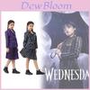 Wednesday Addams Familie Cosplay Kostüm Mit Polyesterstoff Für Halloween Und Rollenspiel