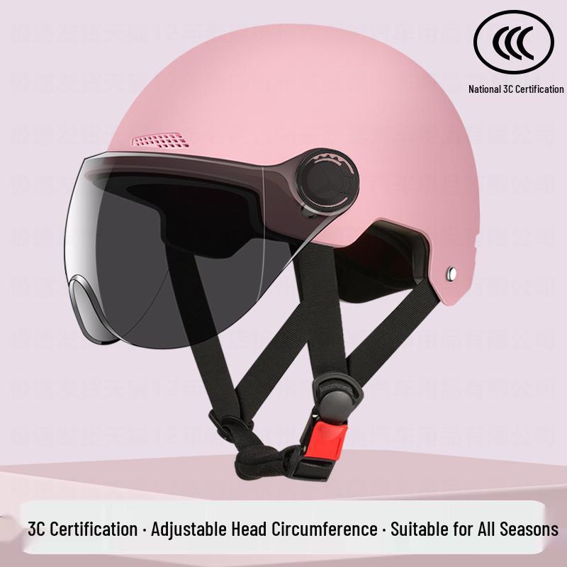 Universal 3C Certified Electric Bicycle Helmet with Sun Visor for Adults & Children - All-Season Safety Helmet for Men, Women & Scooter Riders