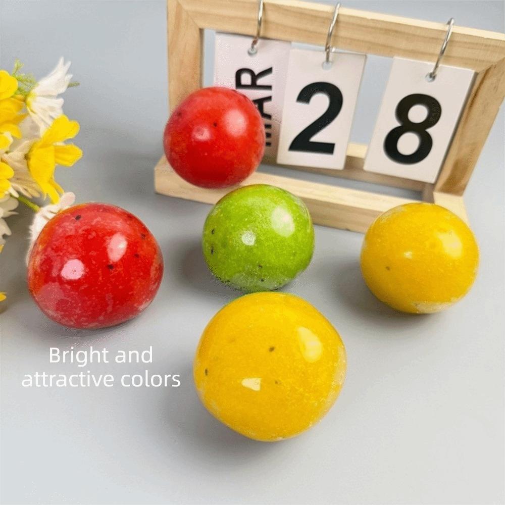 Handmade Slush Squeeze Toy Soft Fidget Toy Slush Ball Squishy Toy Fruit Gift