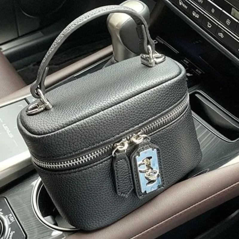 Small Elegant Ladies Handbag PU Leather Designer Shoulder Bag High Women's Crossbody Bags Chic Commuter Bags