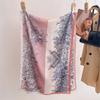 High-end Double-sided Botanical Print Sunscreen Scarf - Women's Trendy, Versatile Shawl