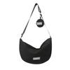 Fashionable And Minimalistic Dumpling Bag For Women Spacious Shoulder Bag Available In Black White Green Red Orange And Pink