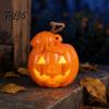 Battery Operated Halloween Lamp Night Light, Flameless Pumpkin LED Lamp, Decorative Warm Glow Decoration Atmosphere Light for Holiday Party Home Decor