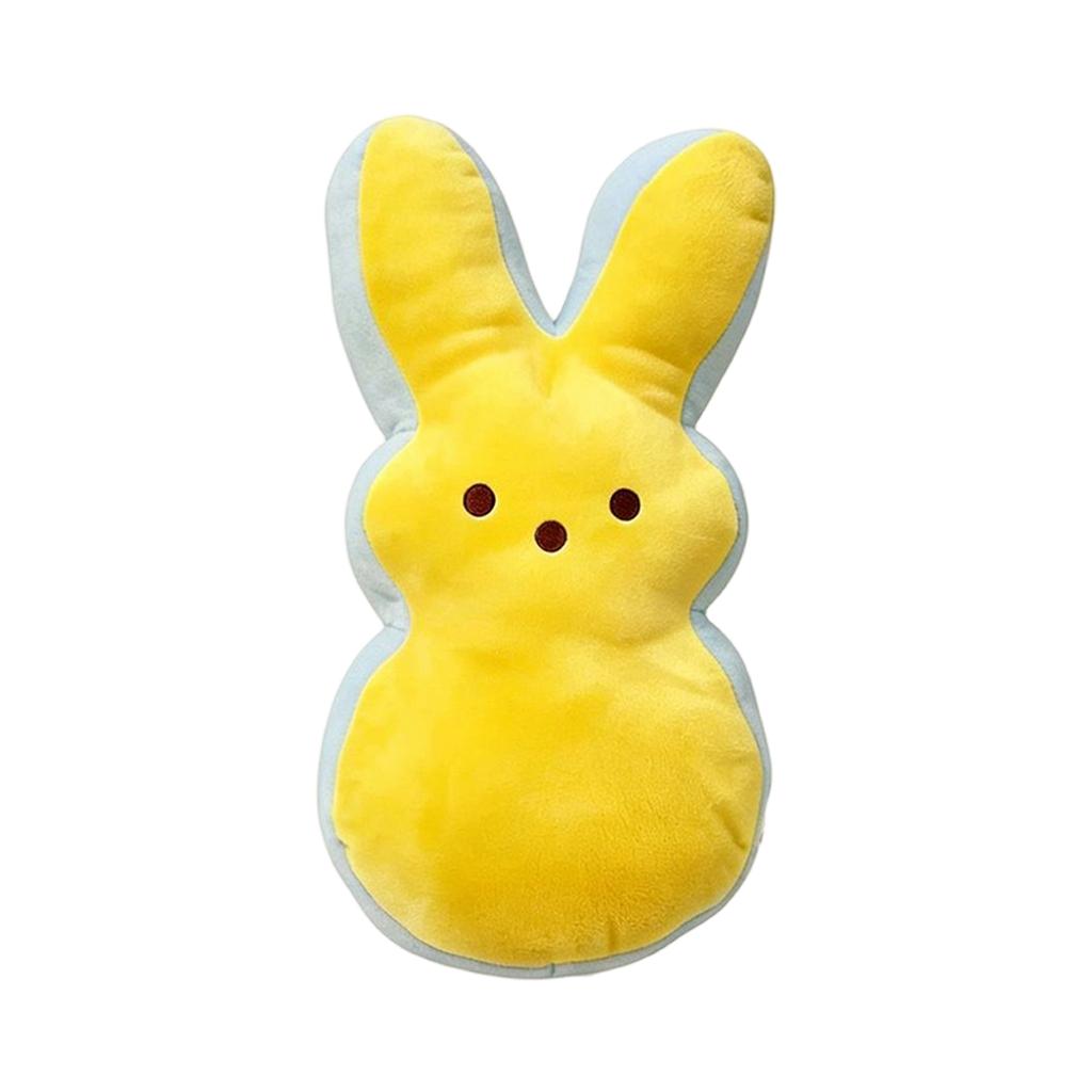 Soft Plush Bunny Shaped Toy Stuffed Animal Easter Inspired Design Lightweight and Durable for Home Decor and Collectible Display