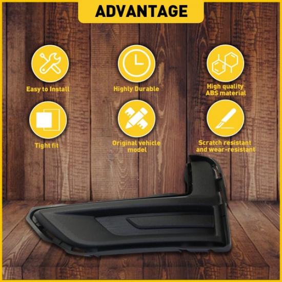 Left Driver Front Side Fog Light Cover Bezel Black For 2017- Nissan Rogue