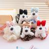 West Highland White Terrier Plush Dog Pendant - Cute Doll Toy & Birthday Gift Charm