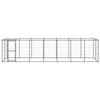 VidaXL Chenil Extérieur Acier avec Toit 16,94 m² Enclos Niche Cage pour Chiens 3082295