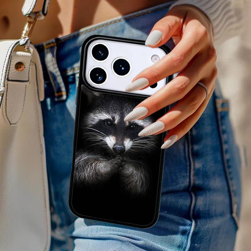 Animal raccoon fox Phone Case For iPhone 17 Air 14 15 13 12 Max Cover For Apple 14 15 16 16e 11 Pro Max Plus Coque