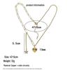 Heart & Star Necklace: Hip Hop, Cool Style, Light Luxury Design