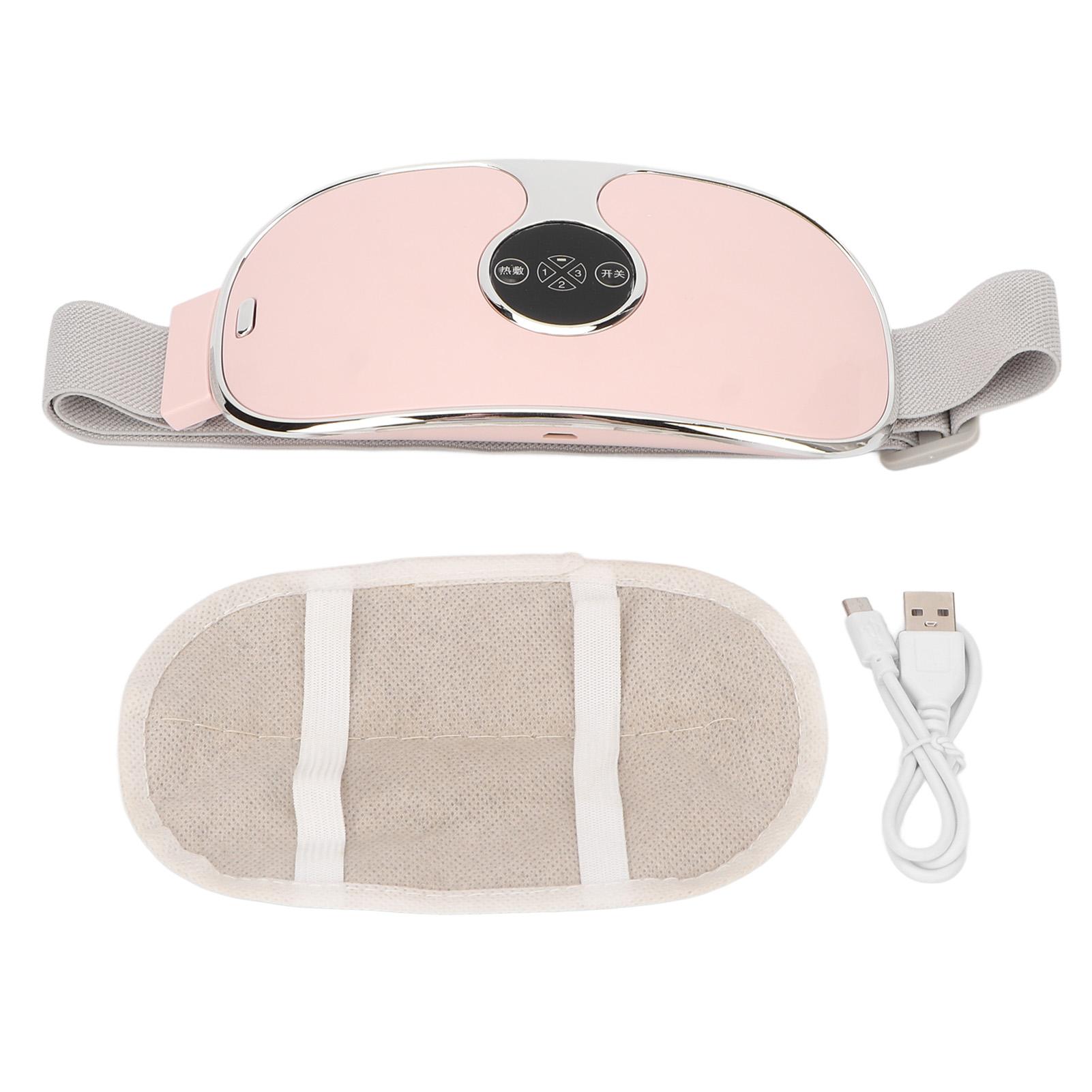 

Женский менструальный согревающий пояс 3 режима вибрации Регулировка температуры Электрический массажный пояс для талии с