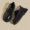 College-Stil JK kleine Lederschuhe Damen Herbst neue Plateausohle Schnür-Muffin-Modeschuhe