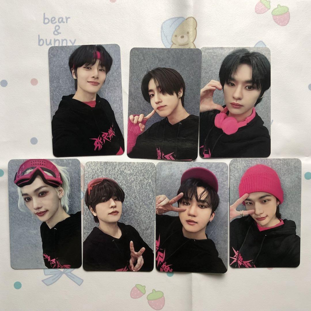 

[USED] StrayKids Rakustar 1st Week Sanoku Limited Trading Cards 7 Pieces