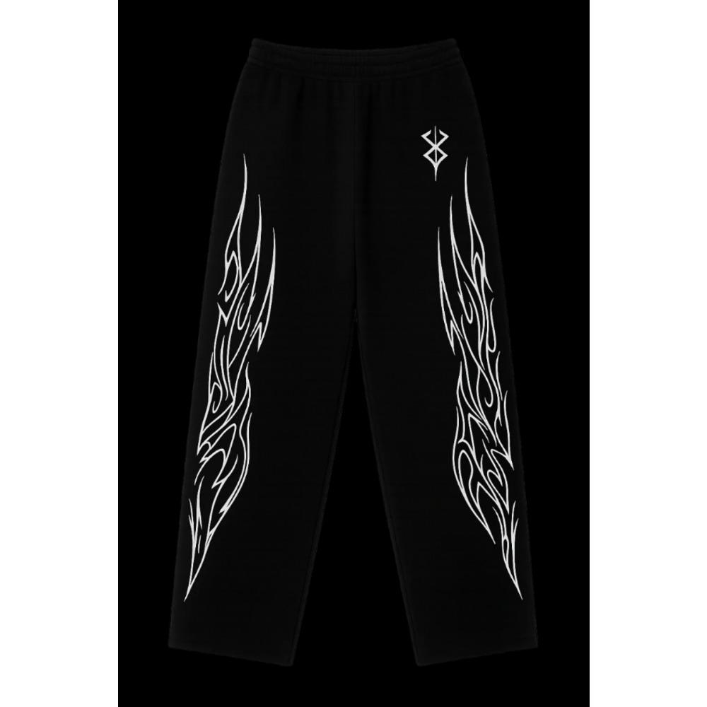 Fitness Sports High Street Harajuku Y2K Men Women Loose Fit Dragon Soul Dark Trendy Streetwear Trousers