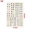 Doll Eyes Stickers Cute Cartoon Eyes Sticker Anime Figurine Doll Face Organ Paster Clay Decals DIY Doll Accessories
