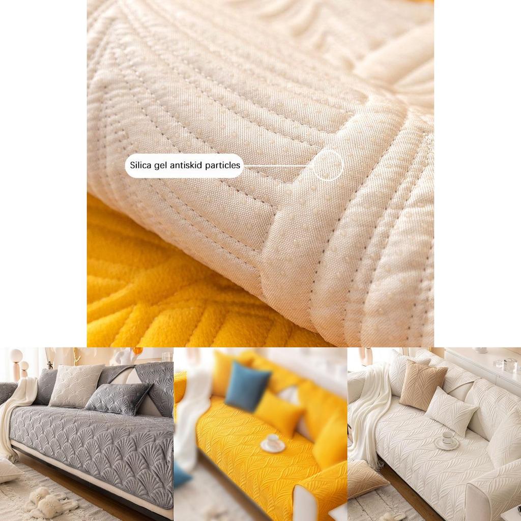 Winter Plush Sofa Cushions Non-slip And Anti-fouling