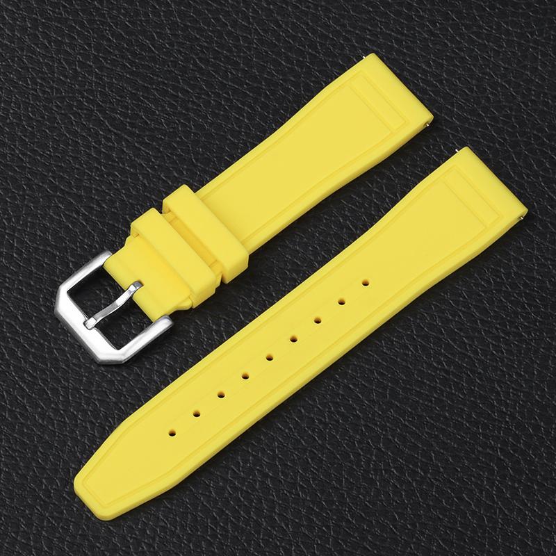 Silicone Watch Straps 20mm 21mm 22mm for IWC PILOT Portugal PORTOFINO Quick Release Rubber Bands Soft Waterproof Sport Bracelets