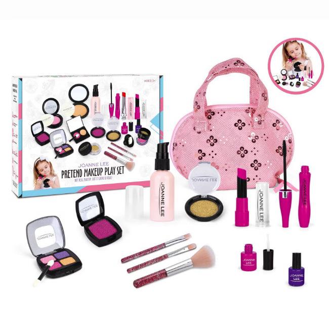 Playing House Children'S Cosmetics Toys Girl Simulation Makeup Accessories Handbag Girl Bag Set