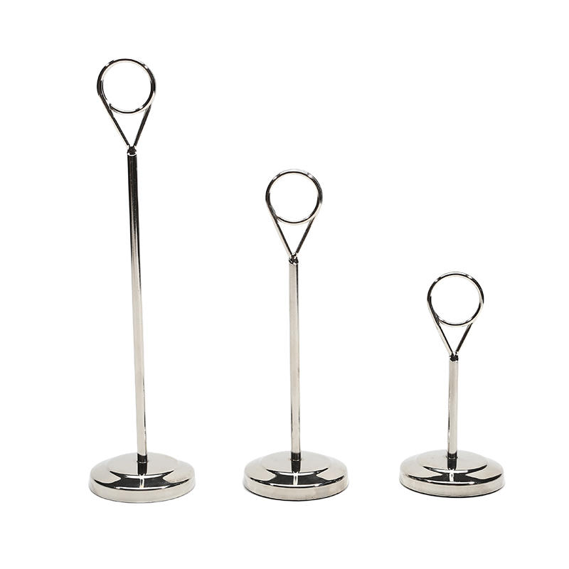 Round Shape Metal Card Holders Table Number Holders Photo Stands Memo Clip Wedding Birthday Party Supplies Note Clamp Stand