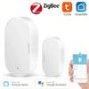 Tuya Zigbee 3.0 Detector Inalámbrico de Ventana Puerta Portón Google Home Sistema de Alarma de Seguridad Control por App Sensor Magnético de Puerta Smart Life