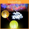 Luzes de Balão LED em Forma de Cabeça de Bala Ecológicas Para Aniversários e Casamentos 10 unidades