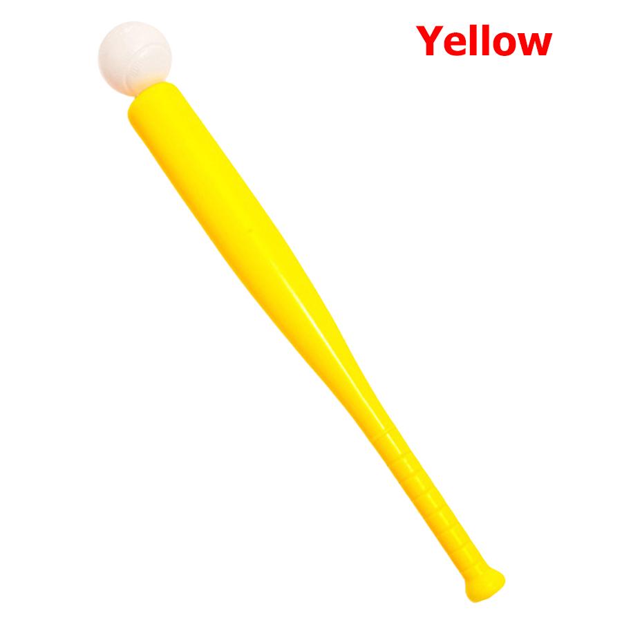 45cm Plastic Anti-slip Baseball Bat with 5.5cm Baseball Outdoor Interactive Ball Games Creative Baseball Training Party Gifts