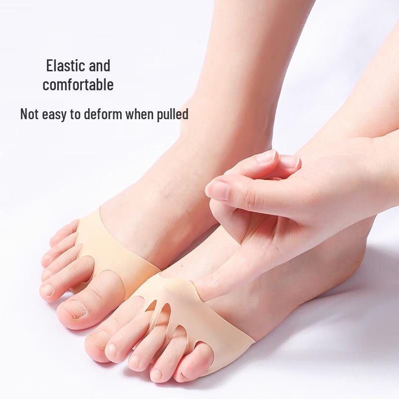 Langsaw Women's Silicone Open Toe Invisible Forefoot Socks