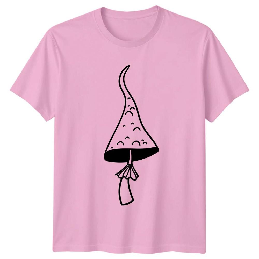 Witchy Mushroom Aesthetic Fungi Mycology TShirt Outline Gift For Him And Her