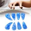 8Pcs   Finger Picks Silicone   Delicate Smoothly Appearance Elastic Professional   Nail Covers