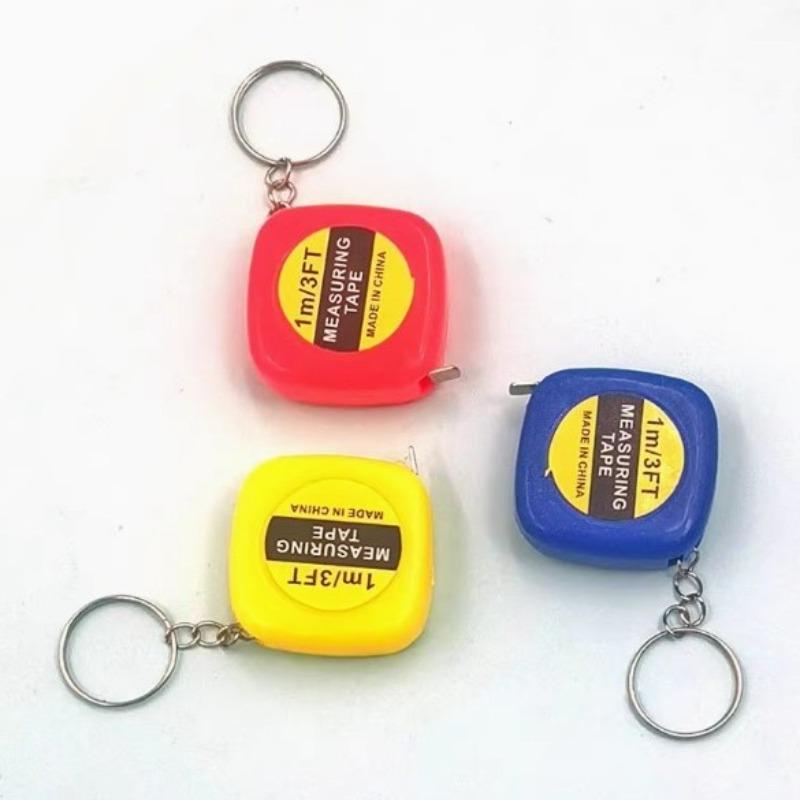 Maßband, Messlineal, Haushalts-Schneiderlineal, Schlüsselanhänger zum Mitnehmen, 1-Meter kleines Maßband, Ausziehbares Lineal, Messlineal