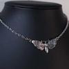 Gold or Silver Death's-head Hawkmoth Necklace for Cross-border Trade