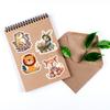 50 Pieces of Fairy Tale Animal Series Graffiti Stickers, Stationery Stickers, Water Cup Computer Waterproof Decorative Stickers