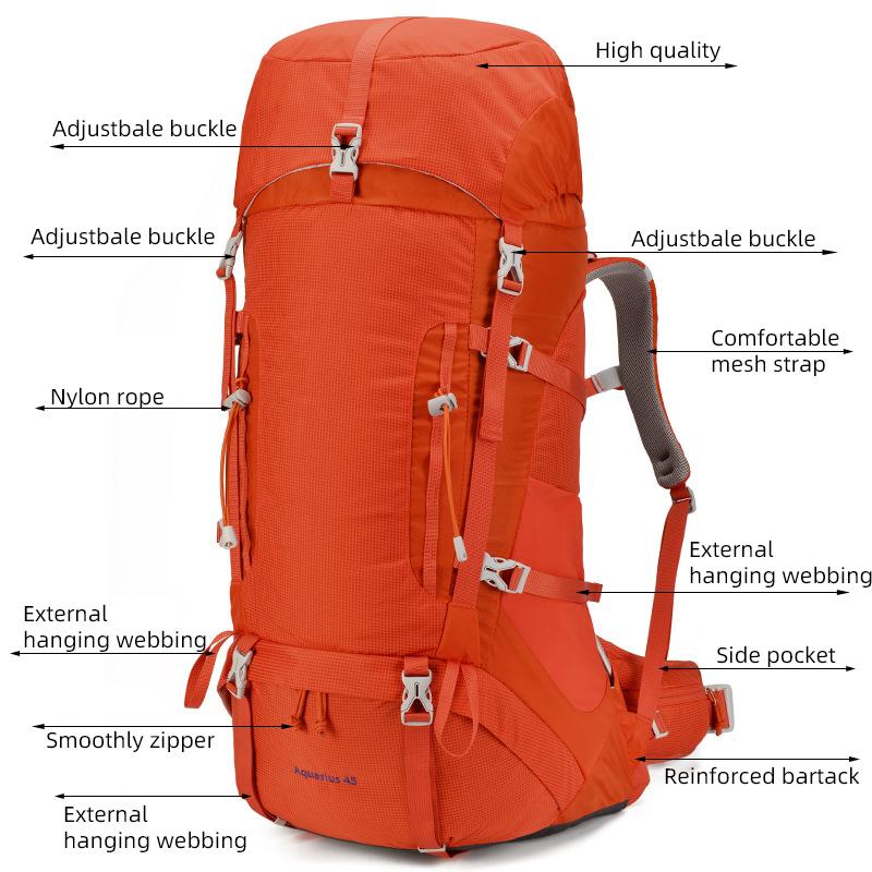 50L Reiserucksack Wandertasche Armeerucksäcke Reise Camping Rucksack