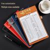 Customizable Leather Menu & Receipt Board for Restaurants and Hotels