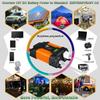 DC 12V To AC 220V/110VLED Power Display Car Power Inverter Charger Converter Voltage Transformer 2 USB Universal Socket