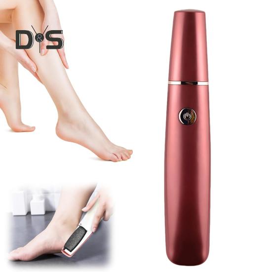 Electric Callus Remover 2-Speed Foot File for Dead Skin Hard & Cracked Heels Portable Pedicure Tool with 360 Degrees Roller Heads