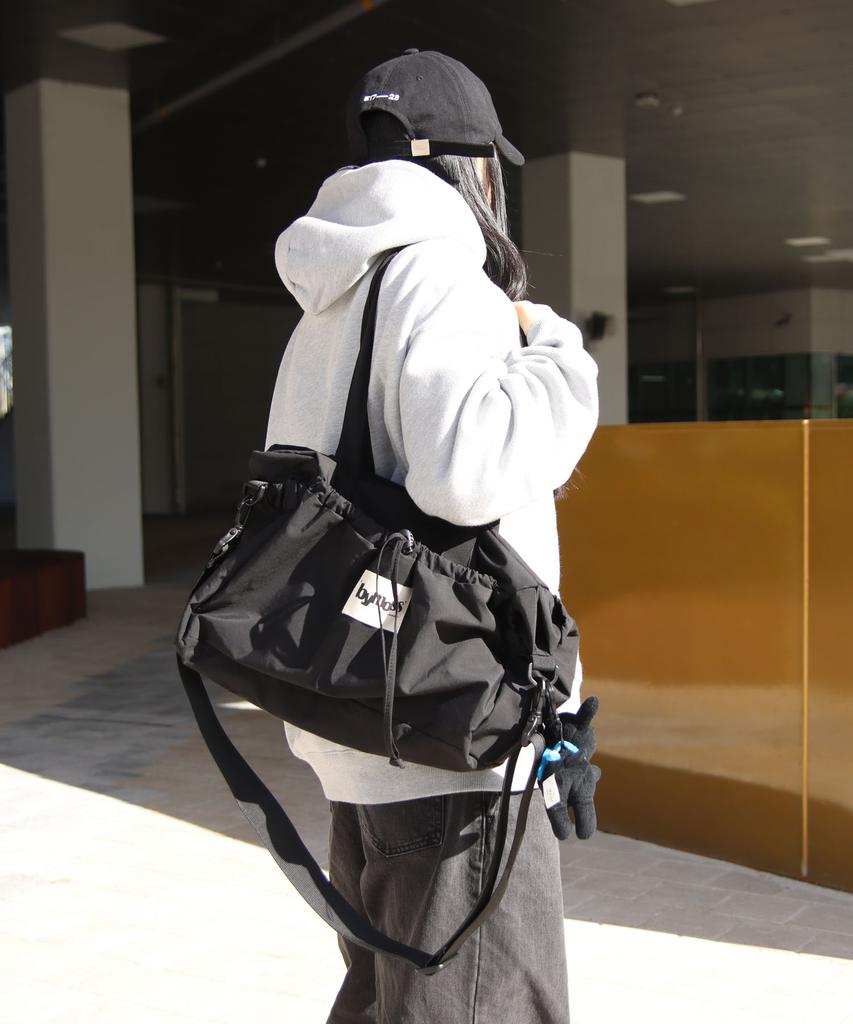 Bymoss Big String Pocket Shoulder & Crossbody Bag