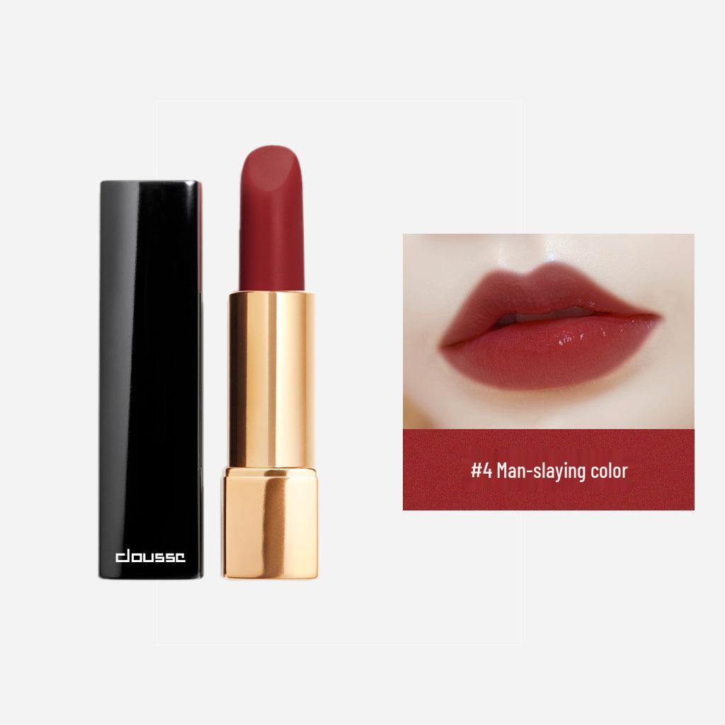 Moisturizing Matte Milk Tea Lipstick: Hydrating, Long-Lasting, and Fade-Resistant Nude Shade for Students