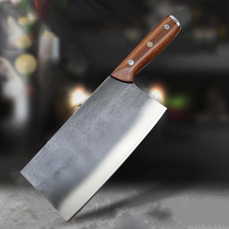 8 Inch Chopper Knife Welding DC53 Mode Steel Blade Wood Handle Chef Slicing Cleaver Kitchen Knife Bone Meat And Poultry Tools