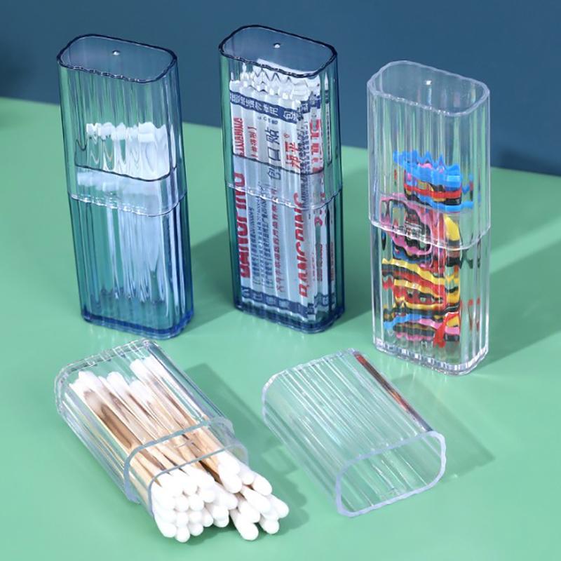 Dental Floss Sticks Portable Box Disposable Toothpicks Interdental Brush Floss Storage Case