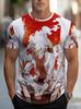 Men's Retro 3D Graphic Print T-Shirt - Perfect for Daily Wear and Vacation