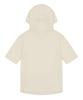 HYEYEONG KIM Wool Hooded Knitted Short Sleeve Top - Ivory