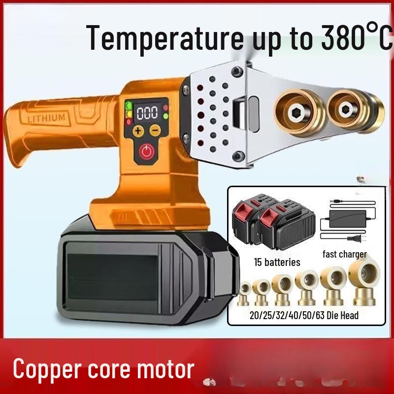 TURBOSUN 36V Sladdlös PPR-rör Varmförzinkningssvetsare CN-kontakt (adapter ingår)