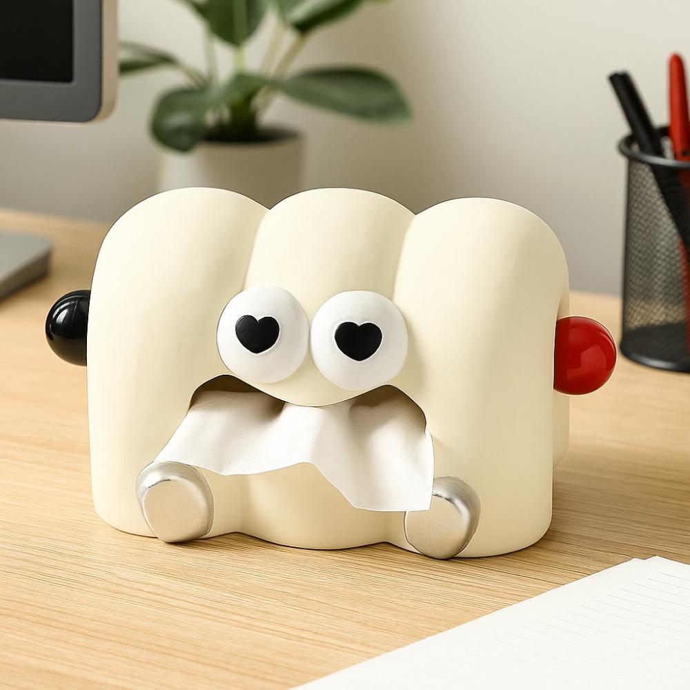 Cartoon Napkin Holder Ceramics Toilet Paper Box Cute Paper Container  Bedroom