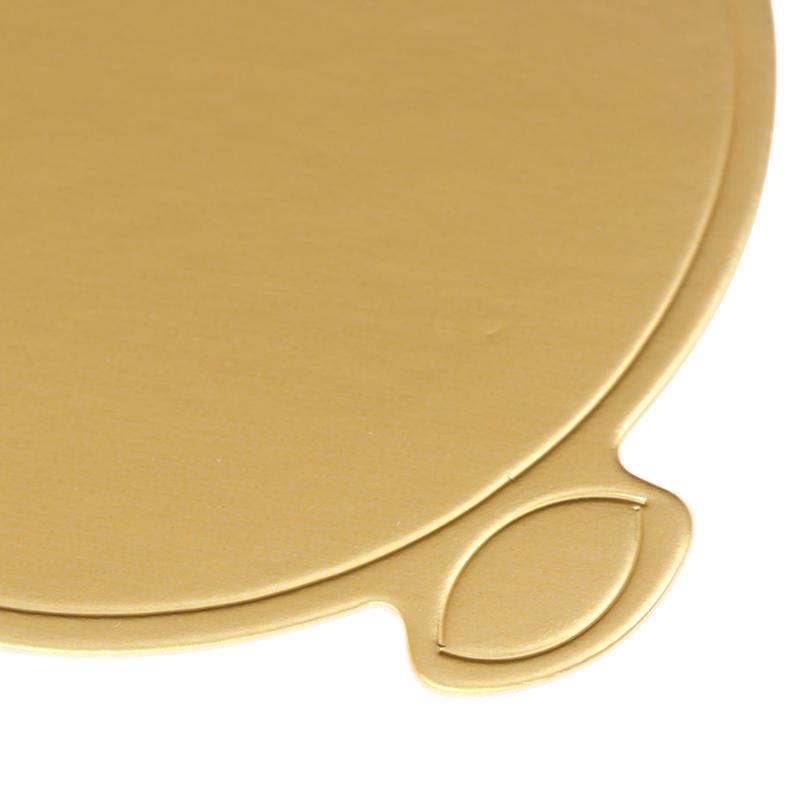 100Pcs/Set Round Cake Board Mousse Pad Card Dessert Baking Pastry Display Tray