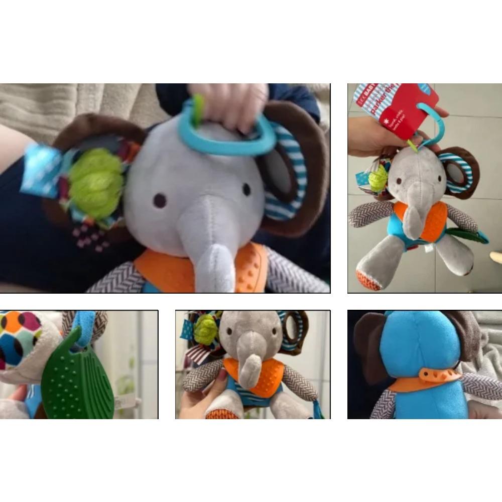 Baby Toys Plush Stuffed Rattle Toys Stroller Hanging Animals Bed Mobile Infant for Baby Toys 0 6 Months Peluche Sensorial Baby